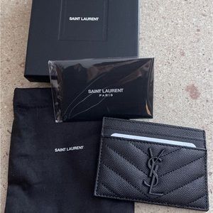 NEW YSL Card Holder